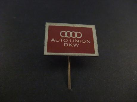 Auto-Union Duitse autofabriek (na fusie met Audi, DKW Dampf-Kraft-Wagen), Horch en Wanderer in de jaren 30 ) logo lichtbruin